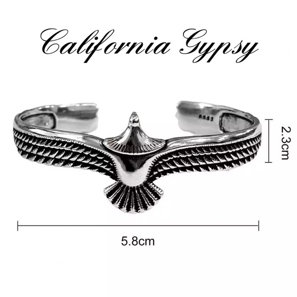 Silver Eagle Bracelet - Picture 4 of 5